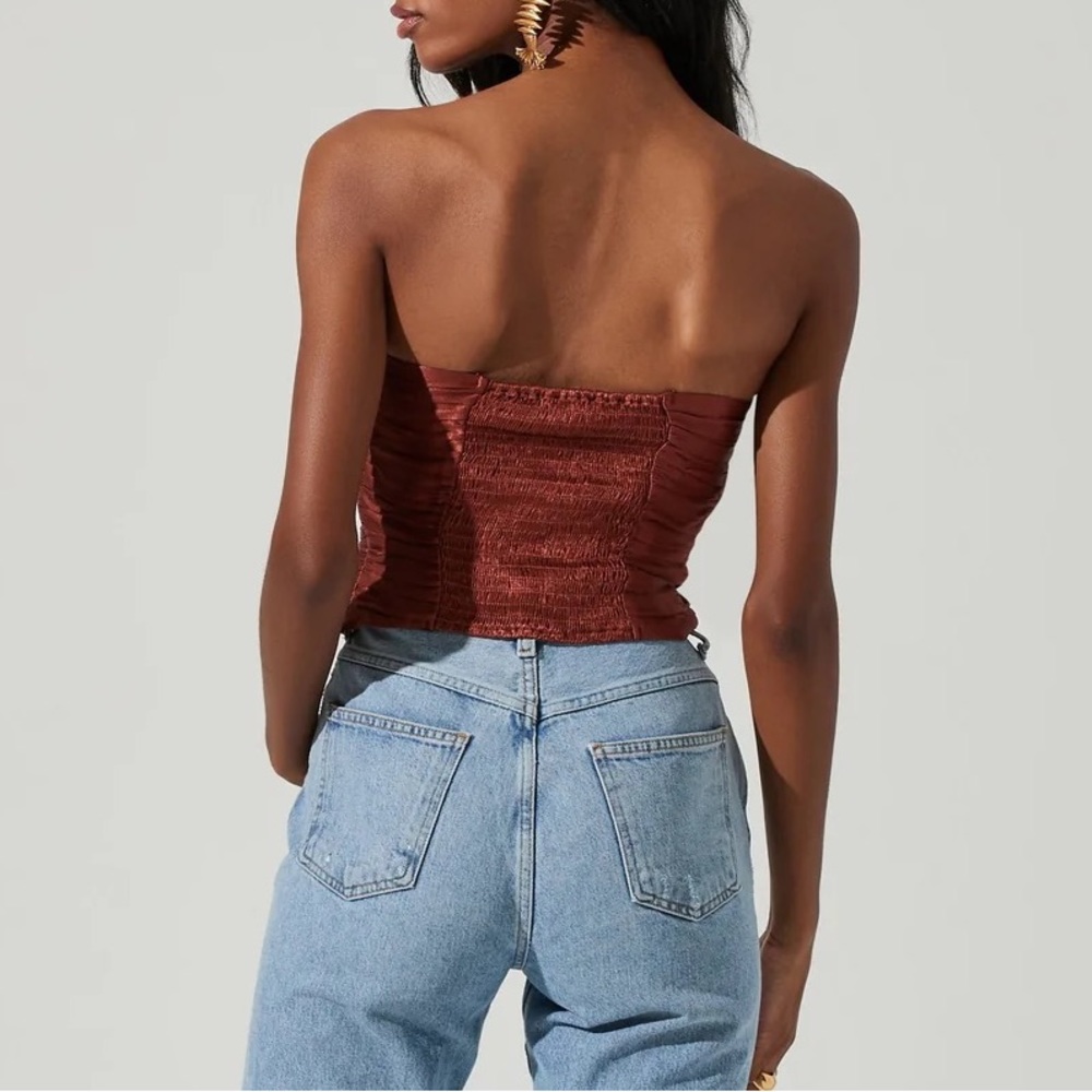 NWT ASTR Top in Rust - Picture 3 of 8